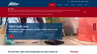 VISA Credit Cards | NC Credit Union Rates | Piedmont Advantage CU
