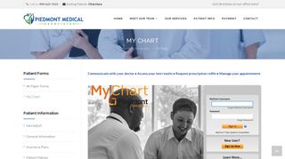 My Chart | Piedmont Medical Associates