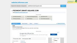 piedmont.smart-square.com at Website Informer. Login. Visit Piedmont ...
