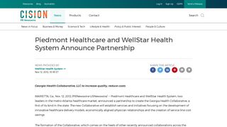 Piedmont Healthcare and WellStar Health System Announce ...