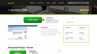 Welcome to Go.pier1.com - Associate Portal - Home