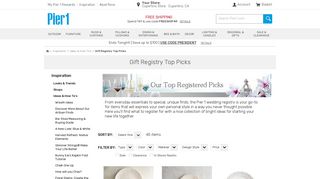 Gift Registry Top Picks | Pier 1 Imports