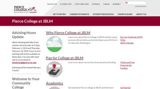 Pierce College at JBLM | Pierce College District - ctc.edu