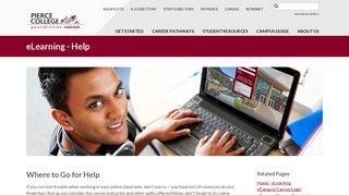 eLearning - Help | Pierce College District