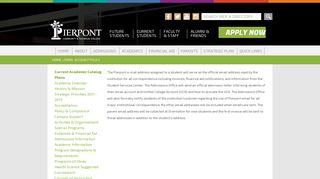 Email Account Policy | Pierpont C&TC