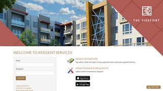 Login to The Pierpont Resident Services | The Pierpont - RENTCafe