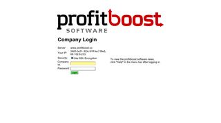 ProfitBoost PIF PRO: Company Login