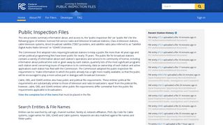 Home - FCC Public Inspection Files