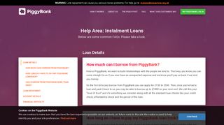PiggyBank Instalment Loans Help | Online Payday Loans