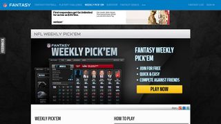 NFL Weekly Pickem | Choose your NFL Weekly Picks - NFL.com