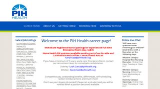 PIH Health Careers