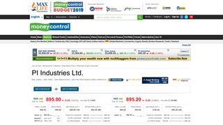 PI Industries Ltd. Stock Price, Share Price, Live BSE/NSE, PI ...