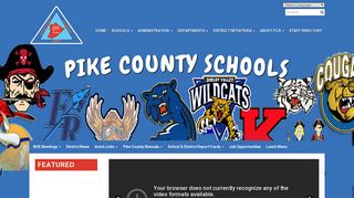Pike County Schools: Home