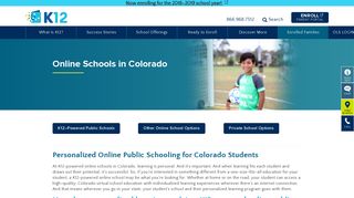 Online Schools in Colorado | K12 - K12.com
