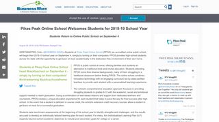 Pikes Peak Online School Welcomes Students for 2018-19 School ...