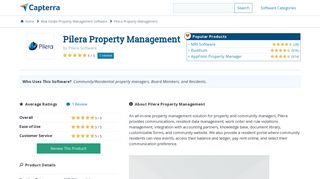 Pilera Property Management Reviews and Pricing - 2019 - Capterra