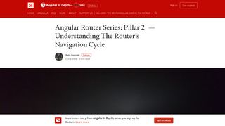 Angular Router Series: Pillar 2 — Navigation – Angular In Depth