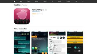Pillow Whisper on the App Store - iTunes - Apple