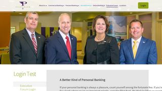 Login Test | Pilot Bank of Tampa, FL