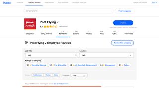 Working at Pilot Flying J: 479 Reviews about Pay & Benefits | Indeed ...