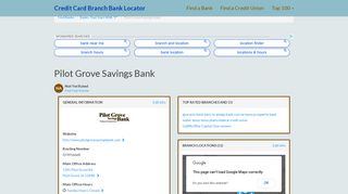 Pilot Grove Savings Bank - Locations, Hours and More...