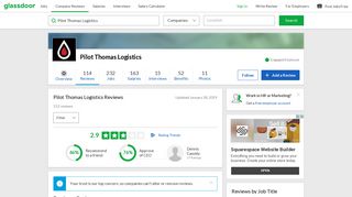 Pilot Thomas Logistics Reviews | Glassdoor