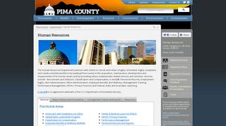Human Resources - Pima County