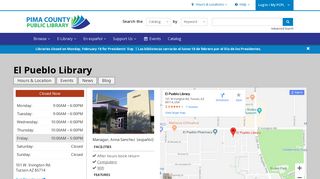 El Pueblo Library | Pima County Public Library