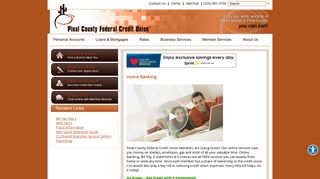 Pinal County Federal Credit Union Home Banking - Pinal County FCU
