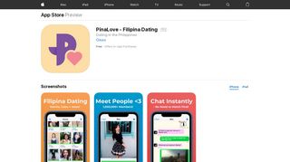 PinaLove - Filipina Dating on the App Store - iTunes - Apple