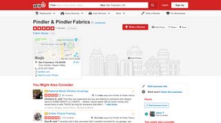 Pindler & Pindler Fabrics - Fabric Stores - Civic Center, San Francisco ...
