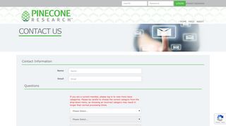 Contact Us - Pinecone Research