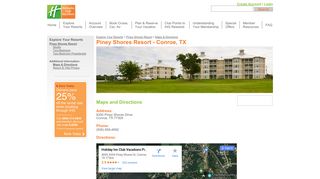 Piney Shores Resort - Conroe, TX - Holiday Inn Club Vacations
