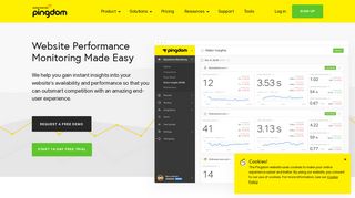 Pingdom: Website Performance and Availability Monitoring