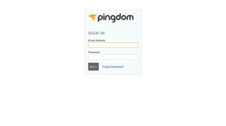 Server Monitor ~ Sign In - Pingdom Server Monitor