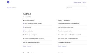 Android - Pinger help - Zendesk