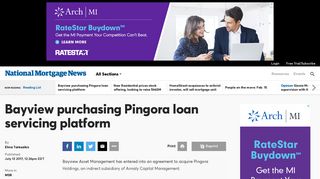 Bayview purchasing Pingora loan servicing platform | National ...