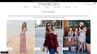 Affiliates & Bloggers - PinkBlush