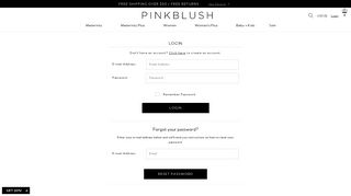 Login - PinkBlush - Maternity Clothes For The Modern Mother