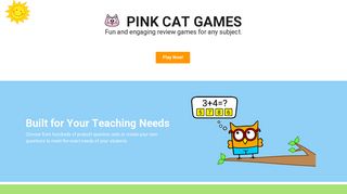 Pink Cat Games – Educational Review Games for the Classroom