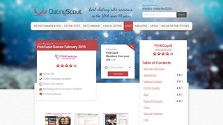 PinkCupid Review January 2019 - Scam or real dates? - DatingScout ...
