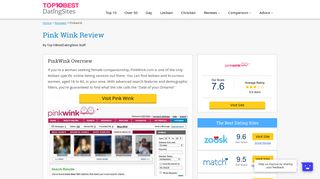 PinkWink Review: Features &Pricing of Dating Site PinkWink.com