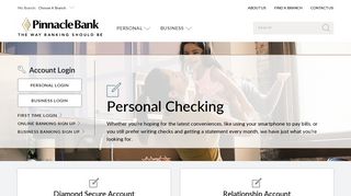 Personal Checking Overview | Pinnacle Bank