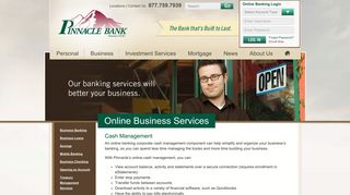 Online Business Services | Pinnacle Bank