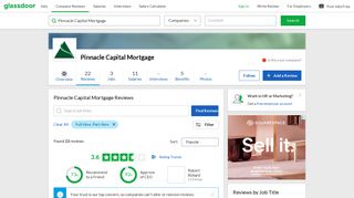 Pinnacle Capital Mortgage Reviews | Glassdoor