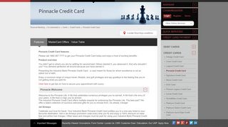 Pinnacle Credit Card and Services at IndusInd Bank