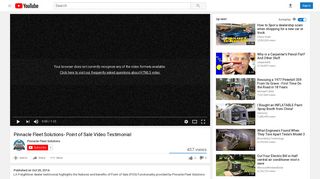 Pinnacle Fleet Solutions- Point of Sale Video Testimonial - YouTube