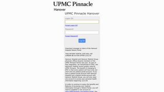 Health Portal - UPMC Pinnacle Hanover