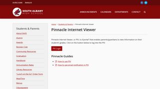 Pinnacle Internet Viewer - South Albany High School