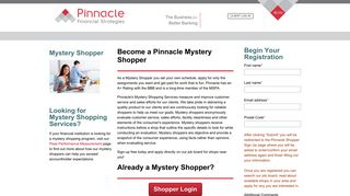 Become a Pinnacle Mystery Shopper - Pinnacle Financial Strategies